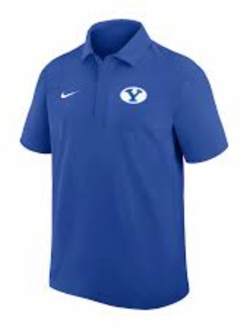 Nike BYU Cougars Royal Blue On Field Woven Performance Polo Men's Small
